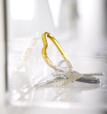 Glass Whiteboard Keyholder Image