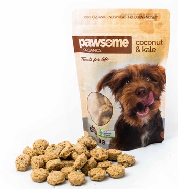 Pawsome Organics Certified Organic Coconut and Kale Dog Treats Image