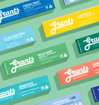 Grants Toothpaste Range Image