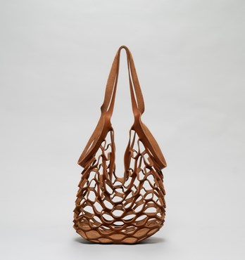 Provincial Leather Mesh Tote Image