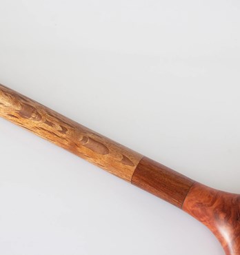Hand-carved T-bar Handle Walking Stick Image