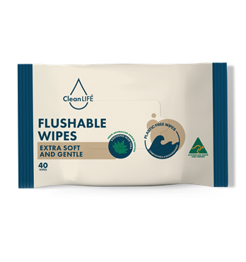 CleanLIFE Flushable Wipes Image