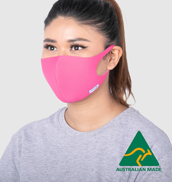 Hot Pink Reusable Face Masks Image