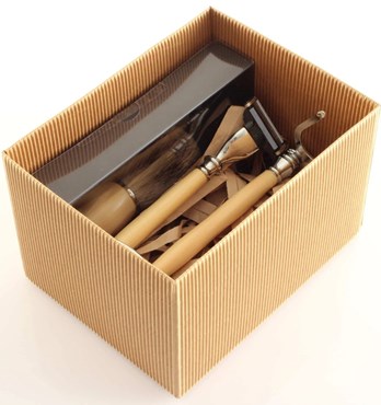 Huon Pine Shaving Kit and Stand Image