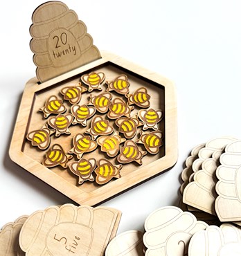 Bee Counting Game Image