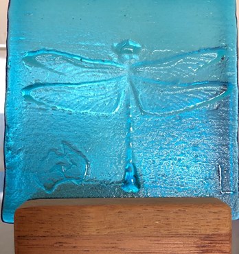  Glass Dragonfly Candle Holder Image