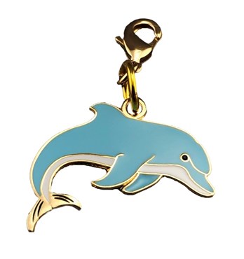 Dolphin Gold-Plated Charm Image