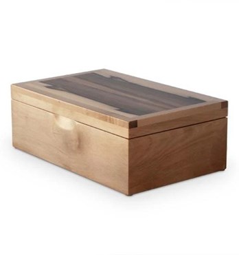 Tamar Large Sassafras Jewellery Box With Tray Image