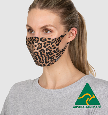 Leopard Print Reusable Face Masks Image