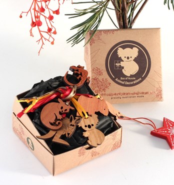 Box of Australian Animal Decorations Image