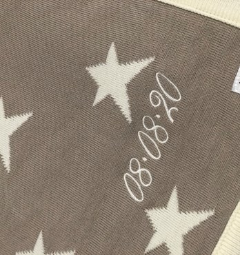 100% Australian Merino Blanket -  Latte Star Image