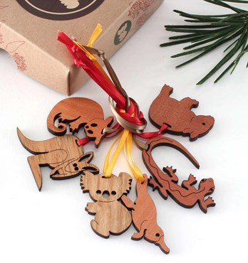 Box of Australian Animal Decorations Image