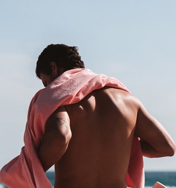 Salt Lake Pink Beach Towels Image