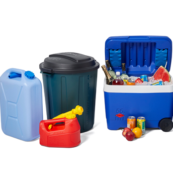 Willow Hard coolers, Water and Fuel cans Image