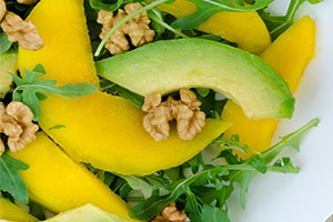 Mango and avocado salad