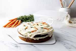 Carrot Cake with Lemon Buttercream 